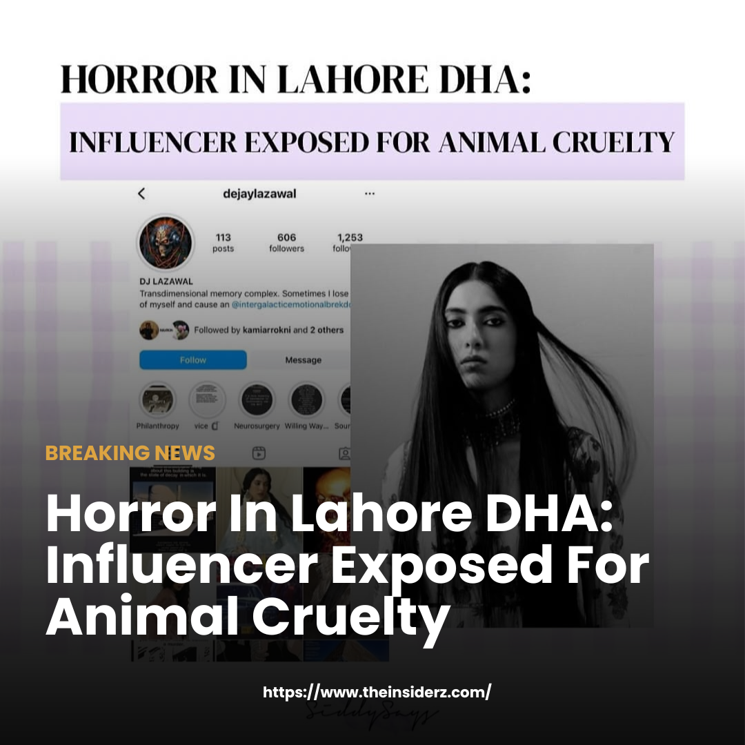 Influencer Arrested in Lahore Over Shocking Animal Abuse Case
